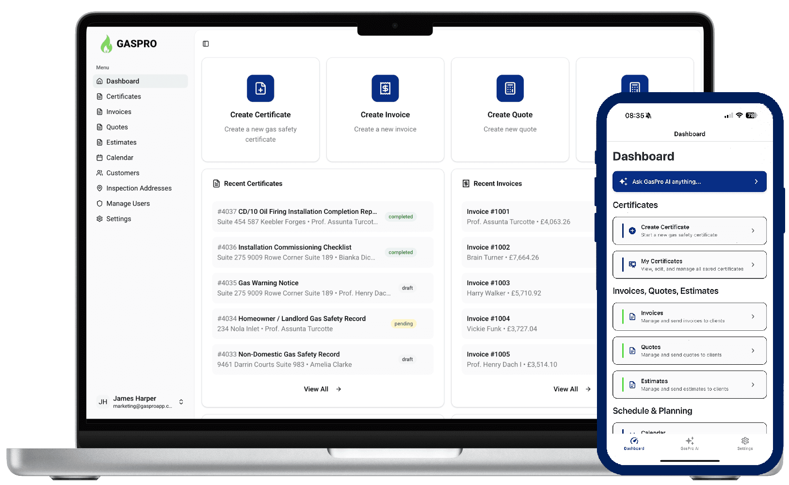 GasPro Desktop
